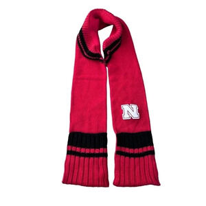 Adidas Unisex Nebraska Cornhuskers Fashion Scarf With Pocket